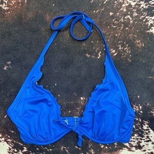 Victoria’s Secret Blue Halter Bikini Top